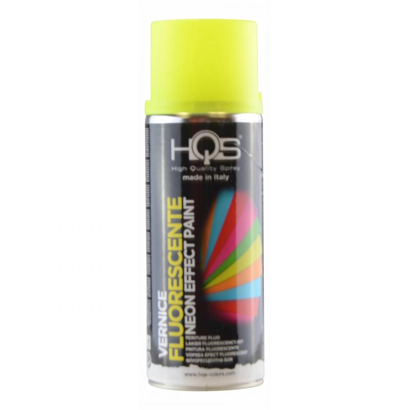 Bombe de peinture HQS jaune fluo 400ml