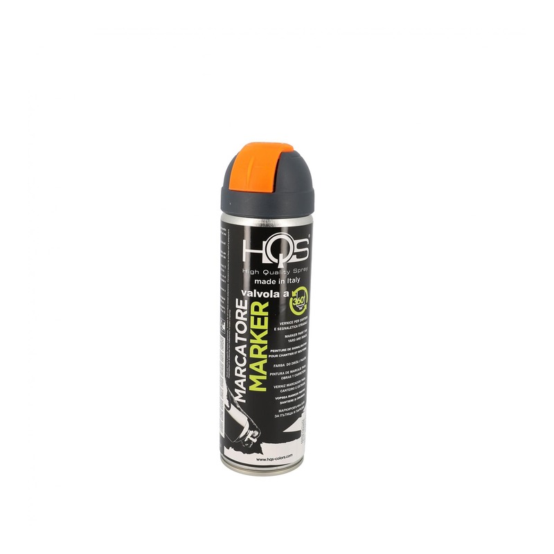 Bombe de peinture HQS marquage orange fluo 500ml
