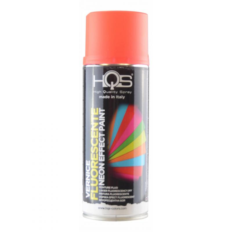 Bombe de peinture HQS orange fluo 400ml