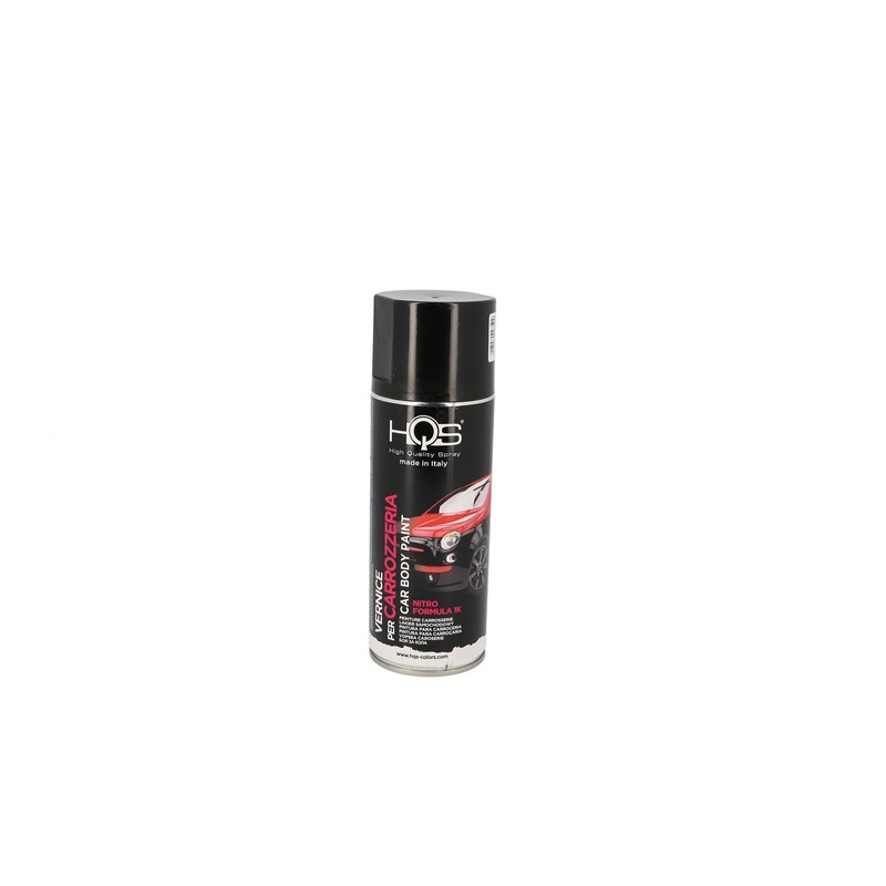 Bombe de peinture HQS spéciale carrosserie noir brillant 400ml
