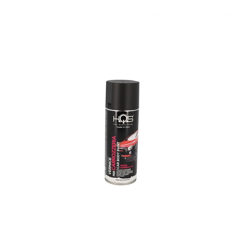 Bombe de peinture HQS spéciale carrosserie noir satine 400ml
