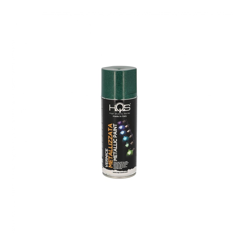 Bombe de peinture HQS vert métal 400ml