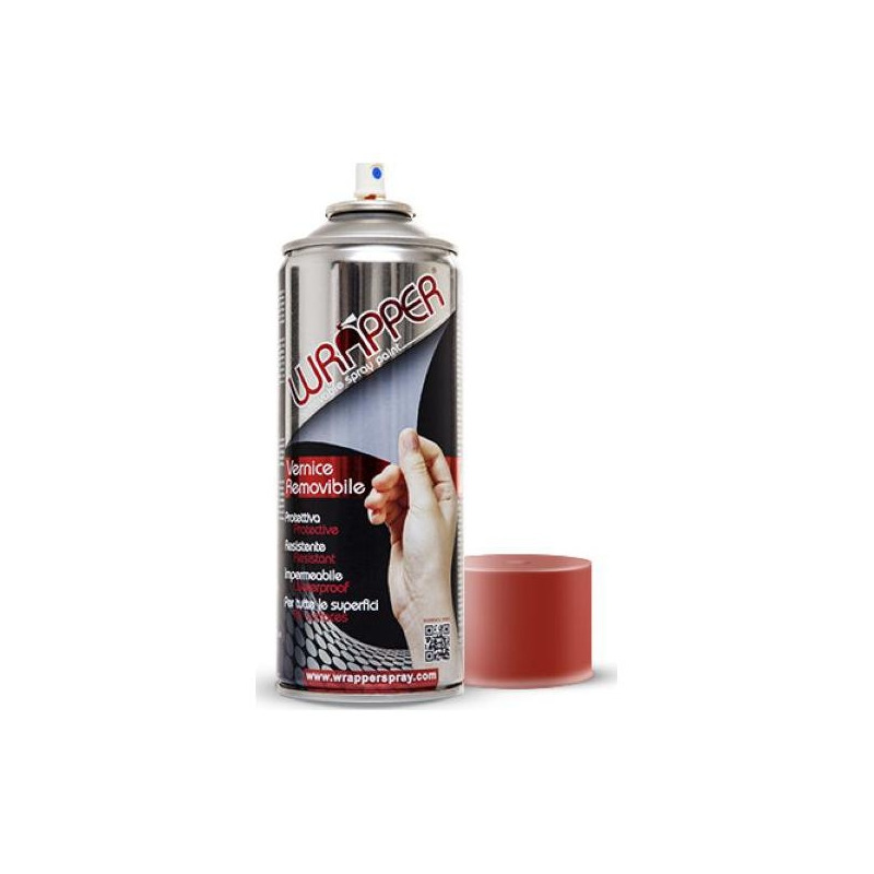 Bombe de peinture rouge élastomère WrapperSpray de 400ml