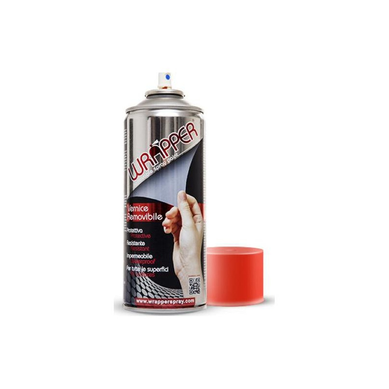 Bombe de peinture rouge fluo élastomère WrapperSpray de 400ml