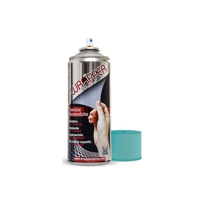 Bombe de peinture turquoise élastomère WrapperSpray de 400ml