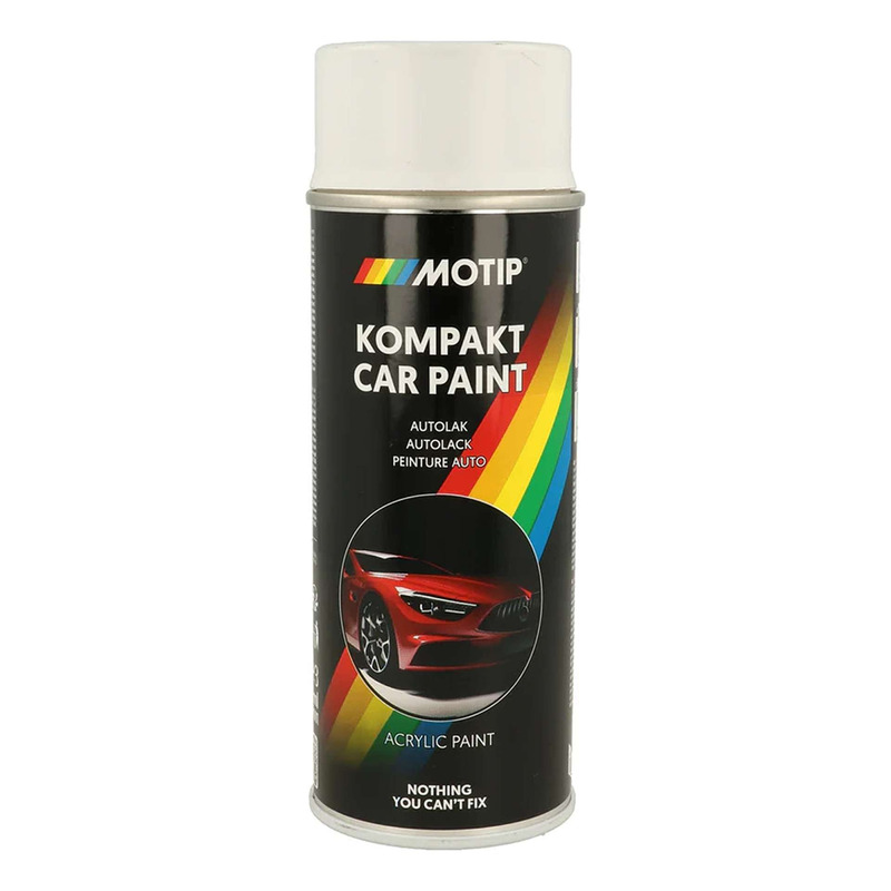 Bombe peinture Motip Kompact acrylique 45252 blanc brillant 400 ml
