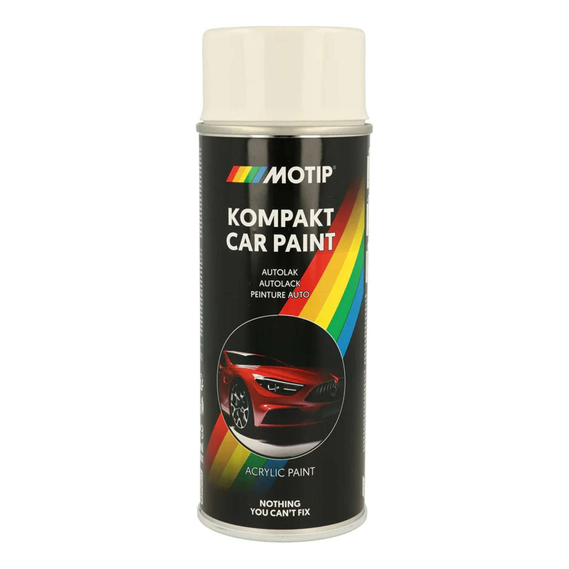 Bombe peinture Motip Kompact acrylique 45716 blanc gris brillant 400 ml