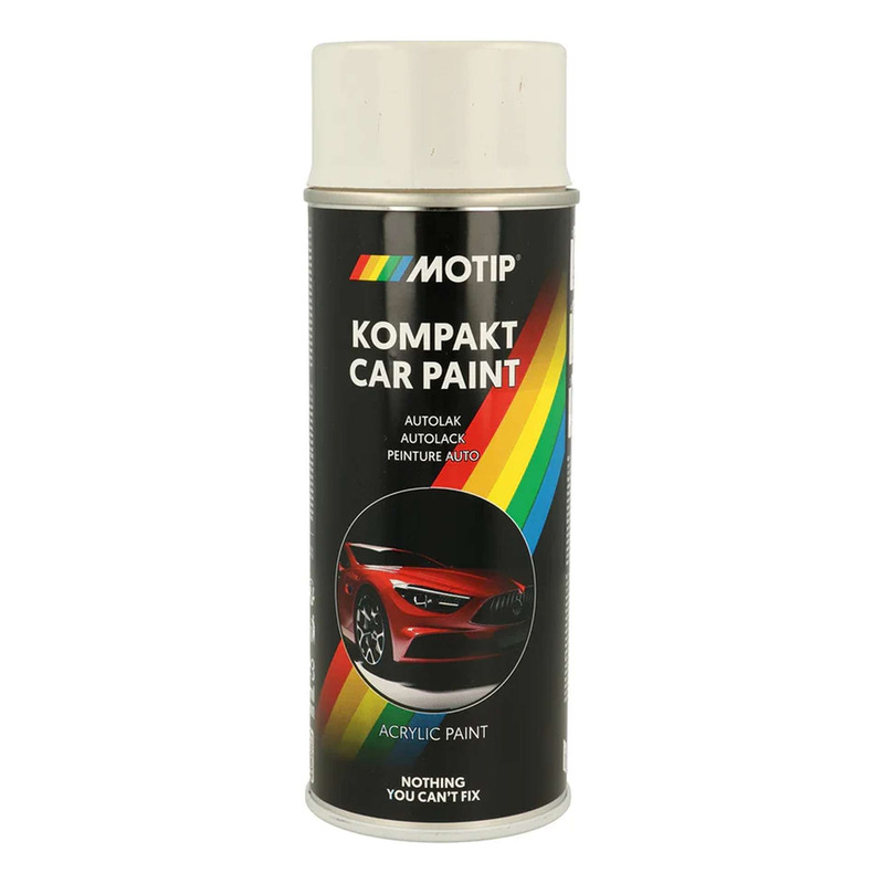 Bombe peinture Motip Kompact acrylique 45719 blanc gris brillant 400 ml