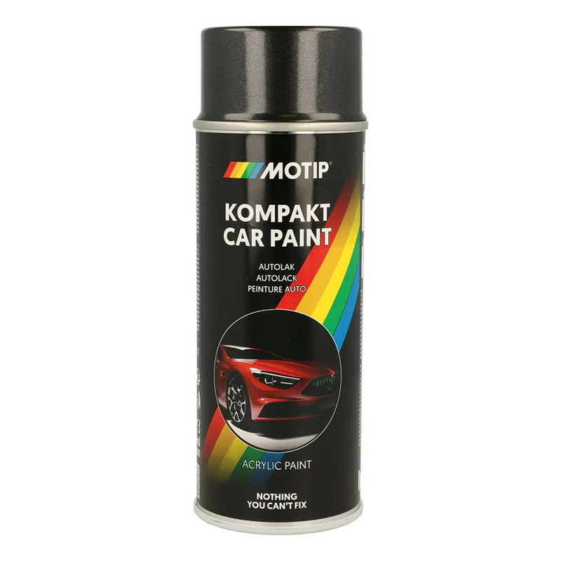 Bombe peinture Motip Kompact acrylique 51004 gris métallisé 400ml