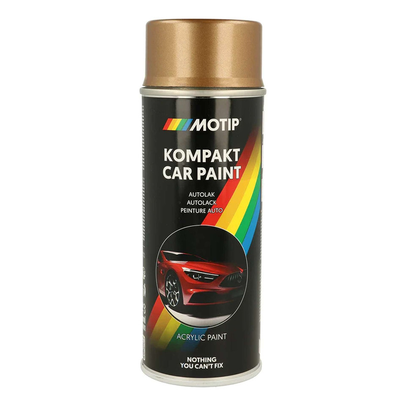 Bombe peinture Motip Kompact acrylique 51210 marron métallisé 400ml