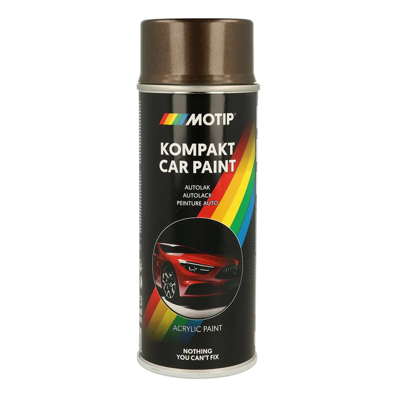 Bombe peinture Motip Kompact acrylique 51276 marron métallisé 400ml
