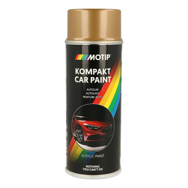 Bombe peinture Motip Kompact acrylique 52345 or métallisé 400ml