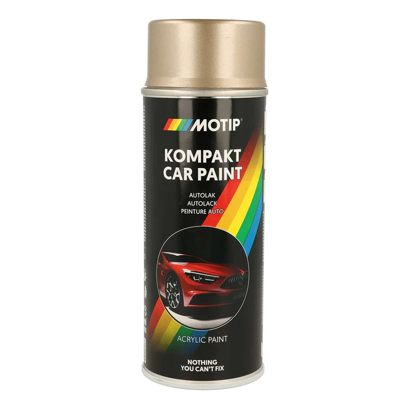 Bombe peinture Motip Kompact acrylique 52438 gris métallisé 400ml