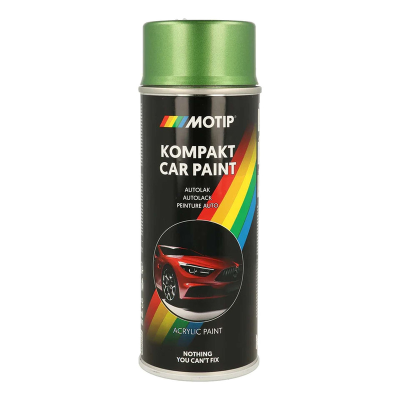 Bombe peinture Motip Kompact acrylique 53260 vert métallisé 400ml
