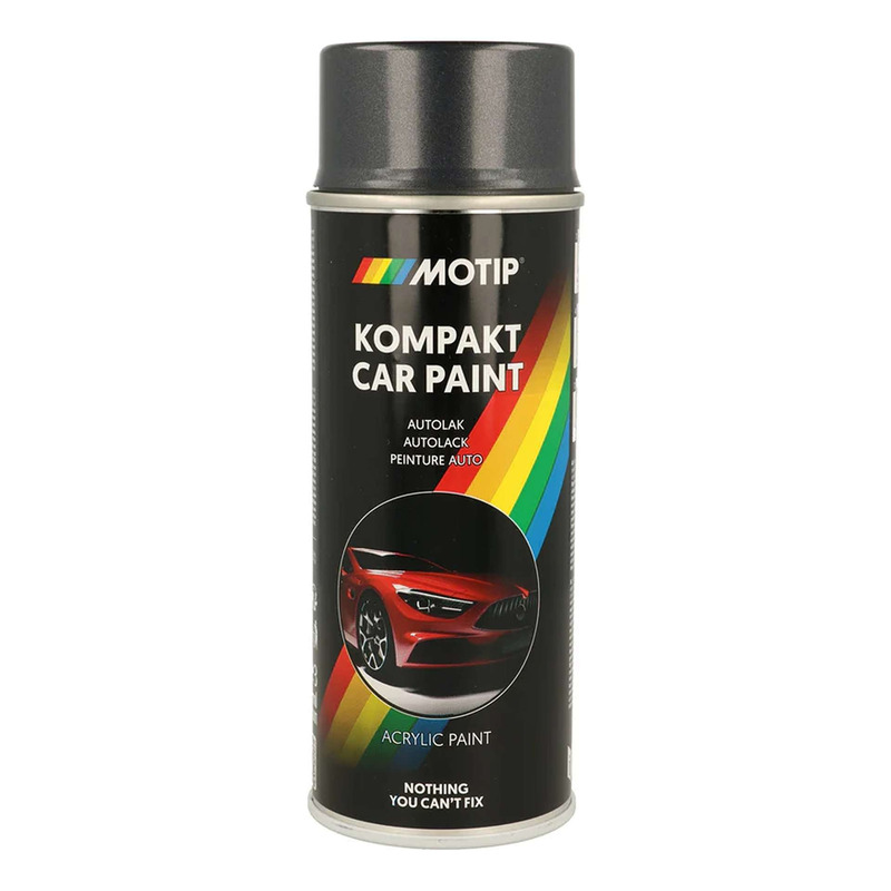 Bombe peinture Motip Kompact acrylique 54079 gris métallisé 400ml