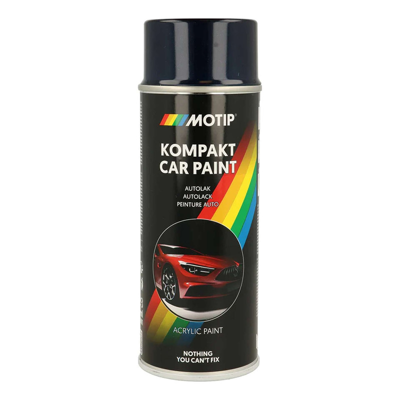 Bombe peinture Motip Kompact acrylique 54527 bleu métallisé 400ml