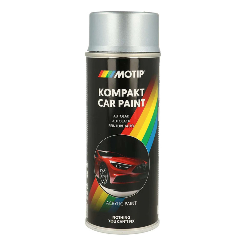 Bombe peinture Motip Kompact acrylique 54944 argent métallisé 400ml