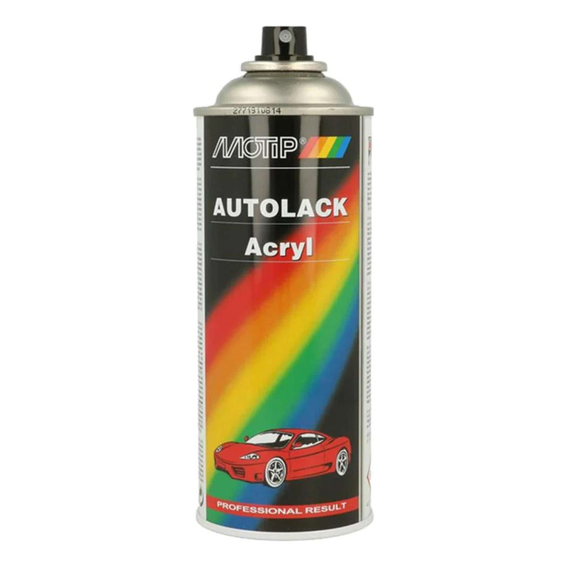 Bombe peinture Motip Kompact acrylique 56702 gris métallisé 400ml