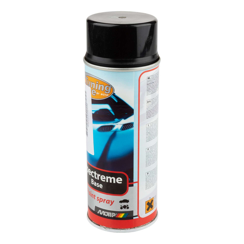Bombe Peinture noir nuit Spectreme effet sous-couche Motip 400 ml