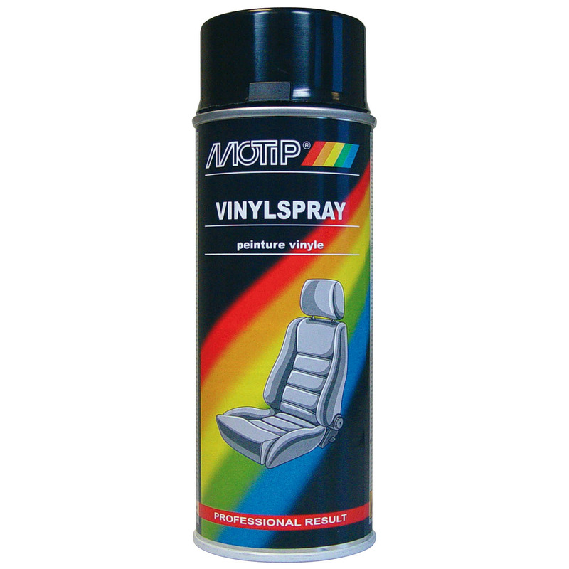 Bombe peinture Vinyle noir Motip 400 ml M04066