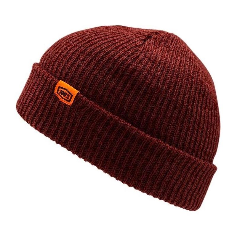 Bonnet 100% Mutiny cuff bordeau