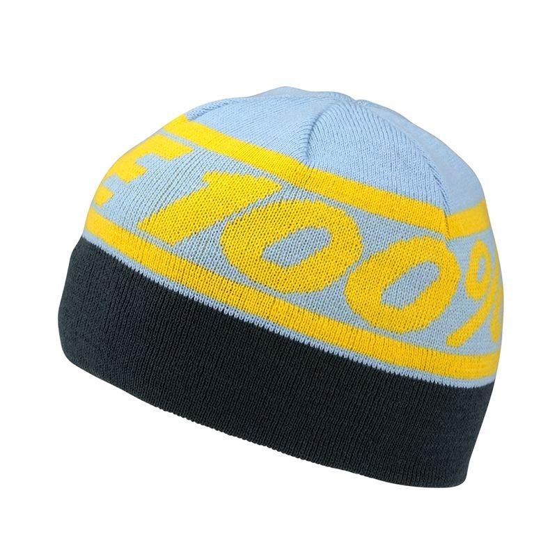 Bonnet 100% RALLY bleu/jaune