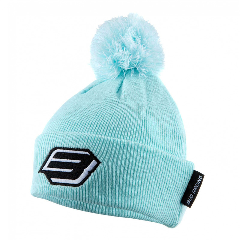 Bonnet Bud Racing Pom mint blue