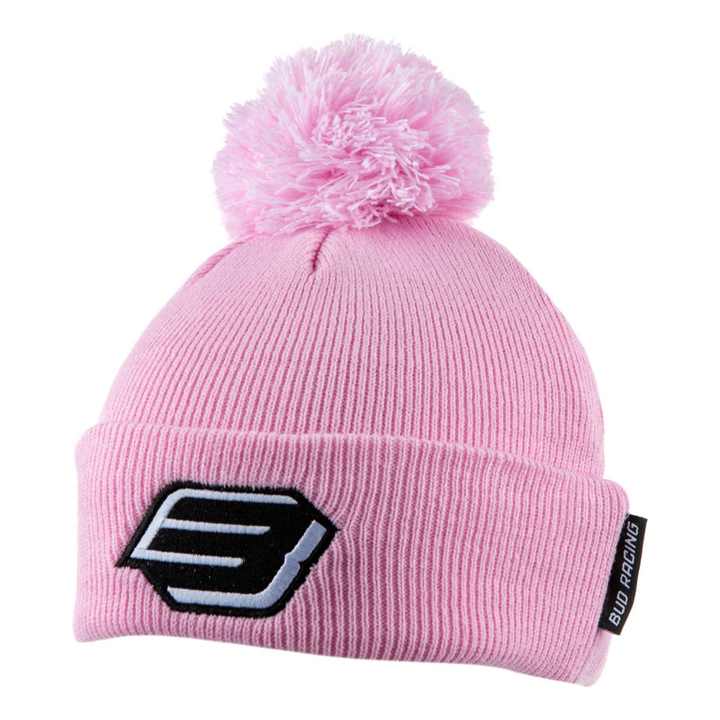 Bonnet Bud Racing Pom pastel pink
