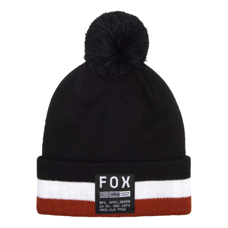 Bonnet Fox Racing Fracture Pom black