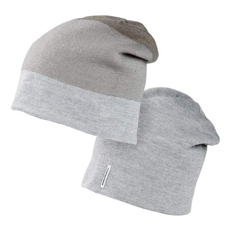 Bonnet réversible Tucano Urbano Switch bleu foncé arête