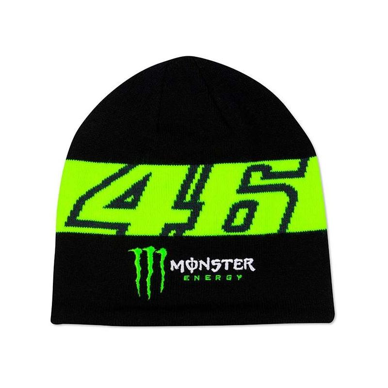 Bonnet VR46 Dual Monster noir/jaune 2020