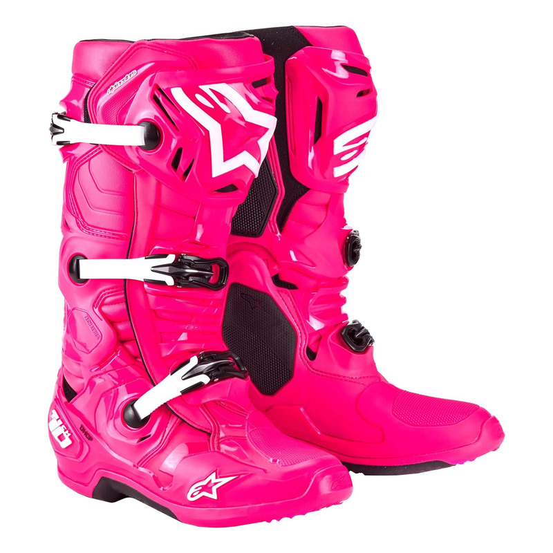 Bottes cross Alpinestars Tech 10 diva pink/white- US-7