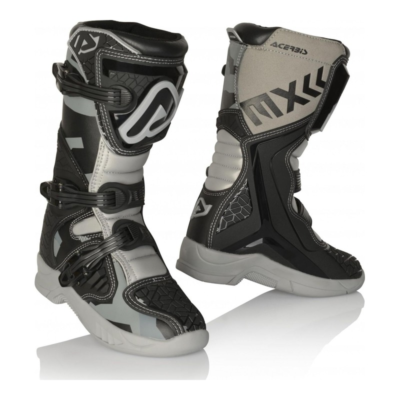 Bottes cross enfant Acerbis X-Team noir/gris- 33