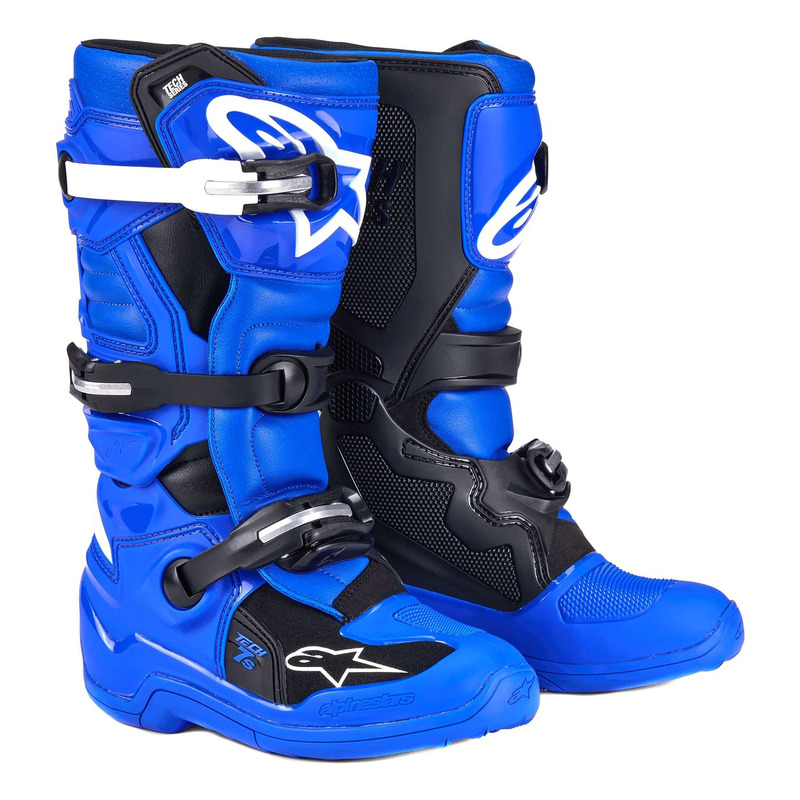 Bottes cross enfant Alpinestars Tech 7S blue/black/white- US-2