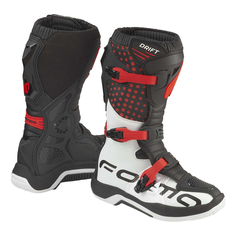 Bottes cross enfant Forma Drift black/red/white