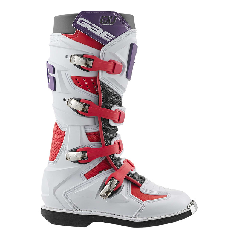 Bottes cross enfant Gaerne GXJ white/red/purple