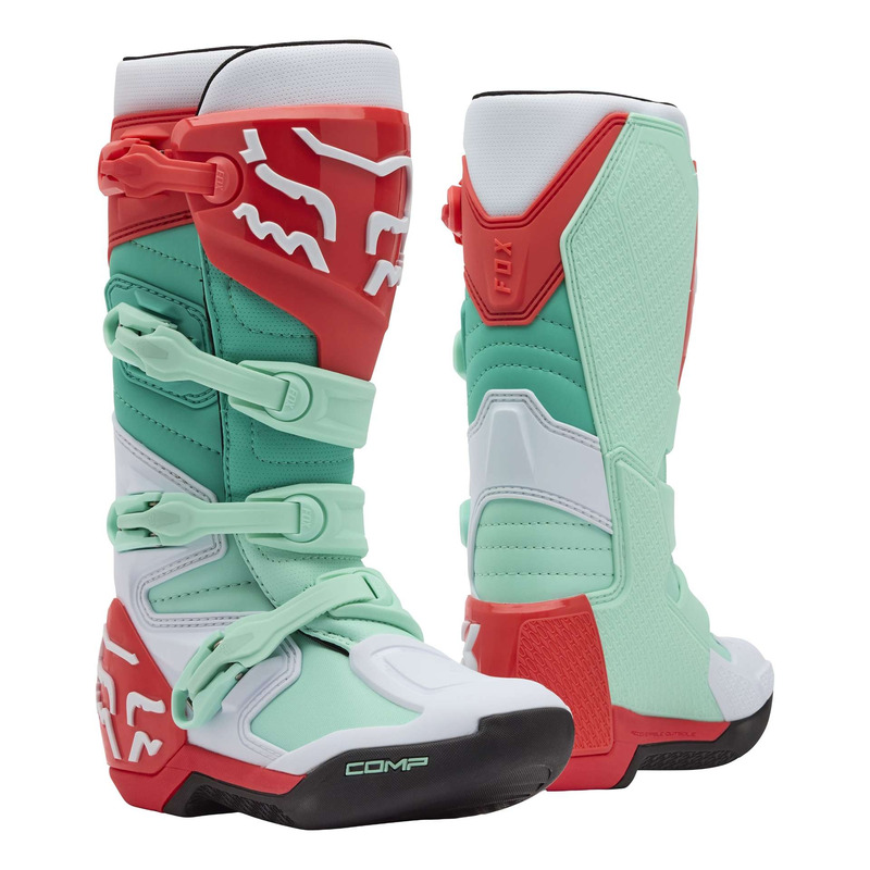 Bottes cross femme Fox Racing Woman Comp aqua- 5
