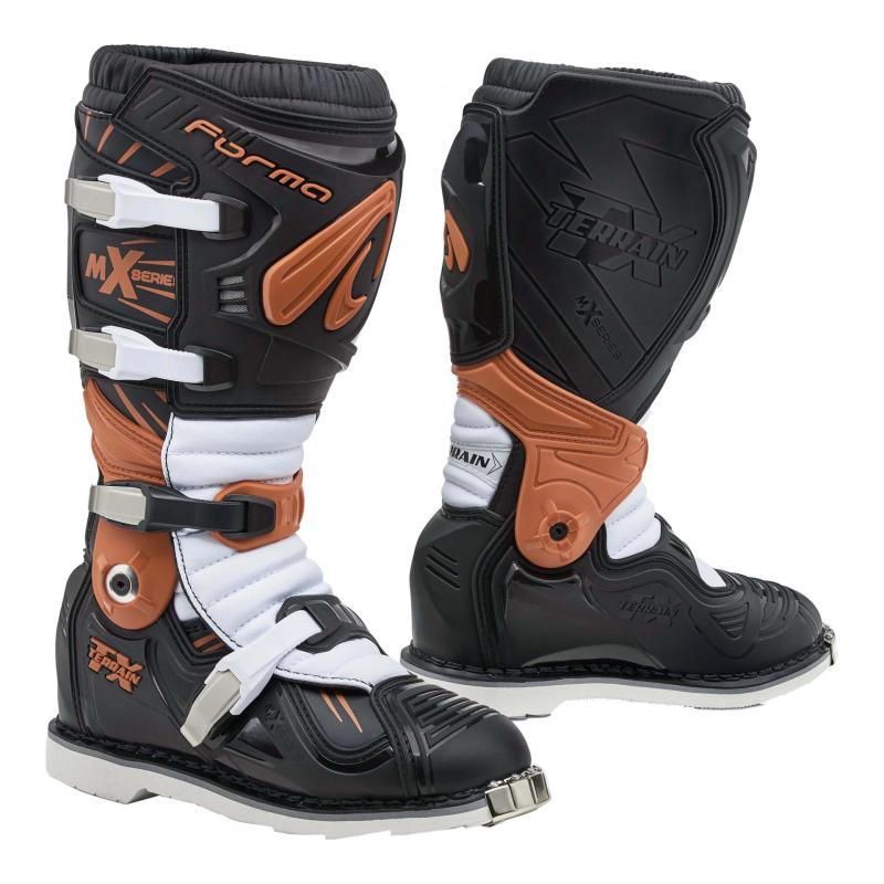 Bottes cross Forma Terrain TX noir/orange/blanc- 39