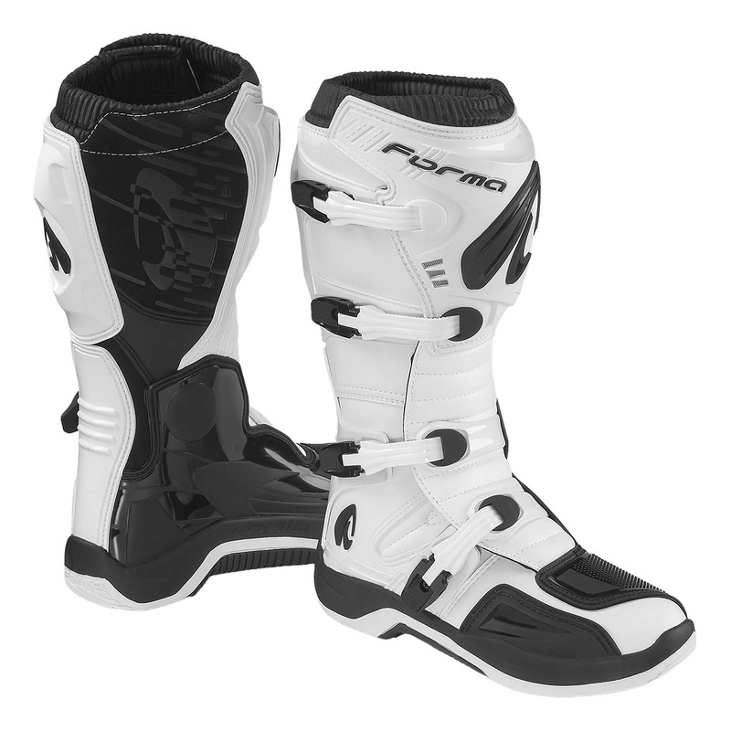 Bottes cross Forma Traction white/black