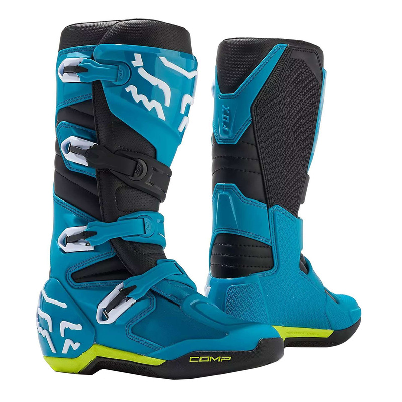 Bottes cross Fox Racing Comp blue/yellow-