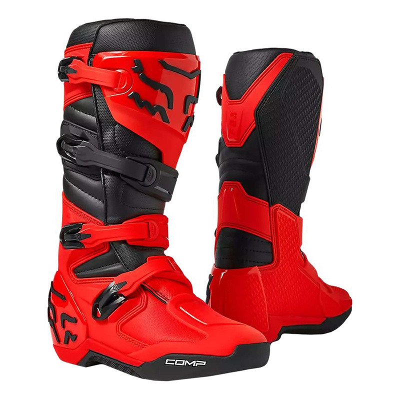 Bottes cross Fox Racing Comp red fluo-