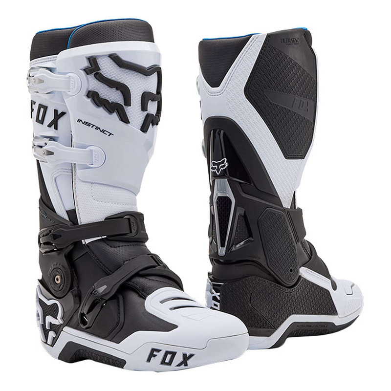 Bottes cross Fox Racing Instinct white/black