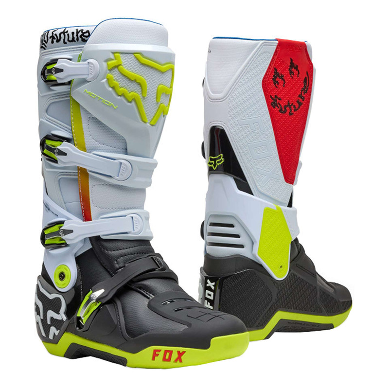 Bottes cross Fox Racing Motion Hello Future red/black/white