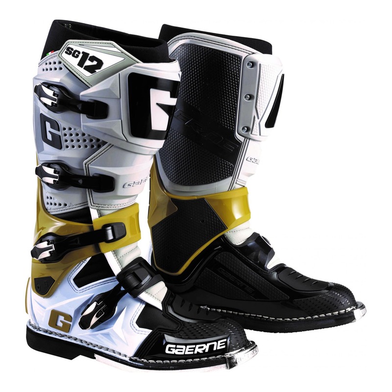 Bottes cross Gaerne SG12 gris/magnésium/blanc- 41