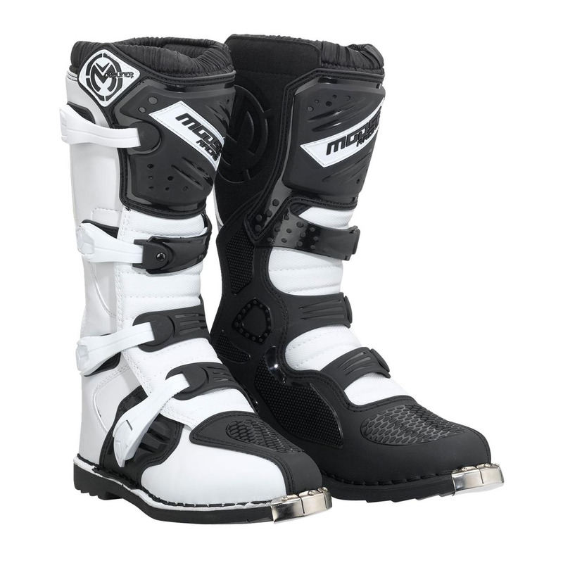 Bottes cross Moose Racing Qualifier MX white- US-7