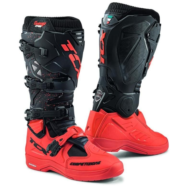 Bottes cross TCX Comp Evo 2 Michelin noir/rouge- 42