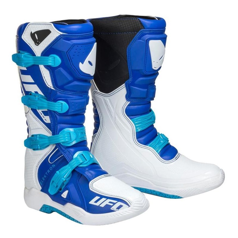 Bottes cross Ufo Elektron bleu/blanc- 37