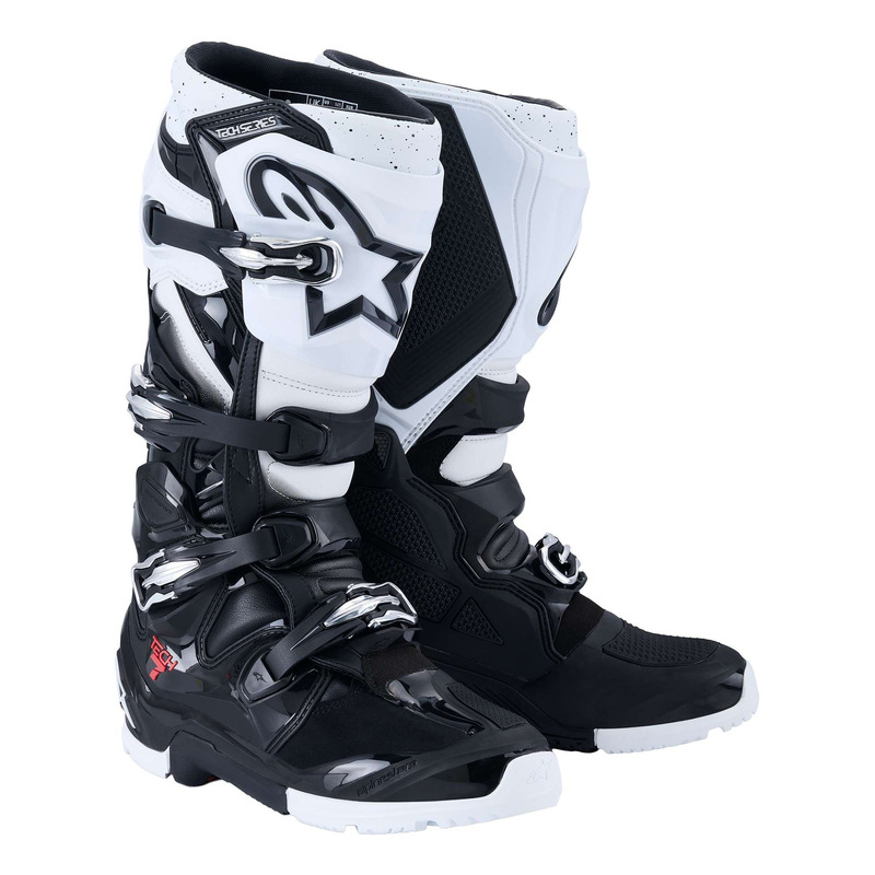 Bottes enduro Alpinestars Tech 7 Enduro black/white- 6