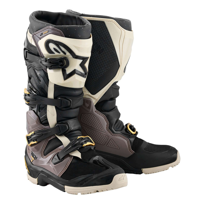 Bottes enduro Alpinestars Tech 7 Enduro Drystar black/dark gray/gold-
