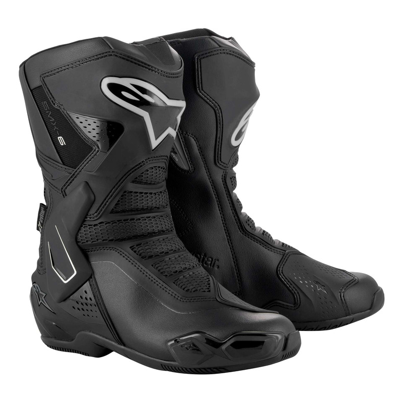Bottes moto femme Alpinestars Stella SMX-6 V3 Drystar black/silver